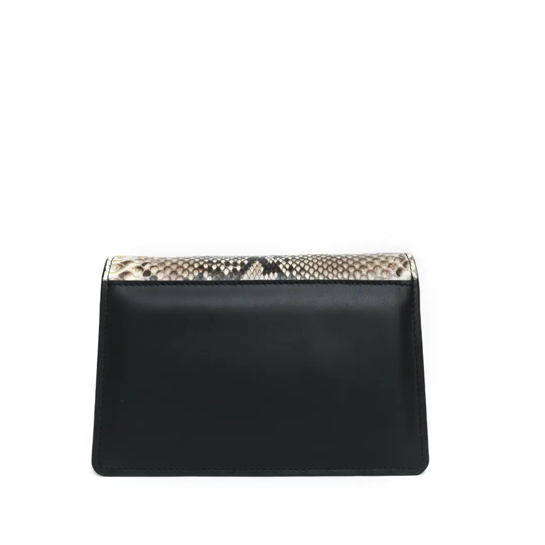 Genuine Python Leather Shoulder Bag