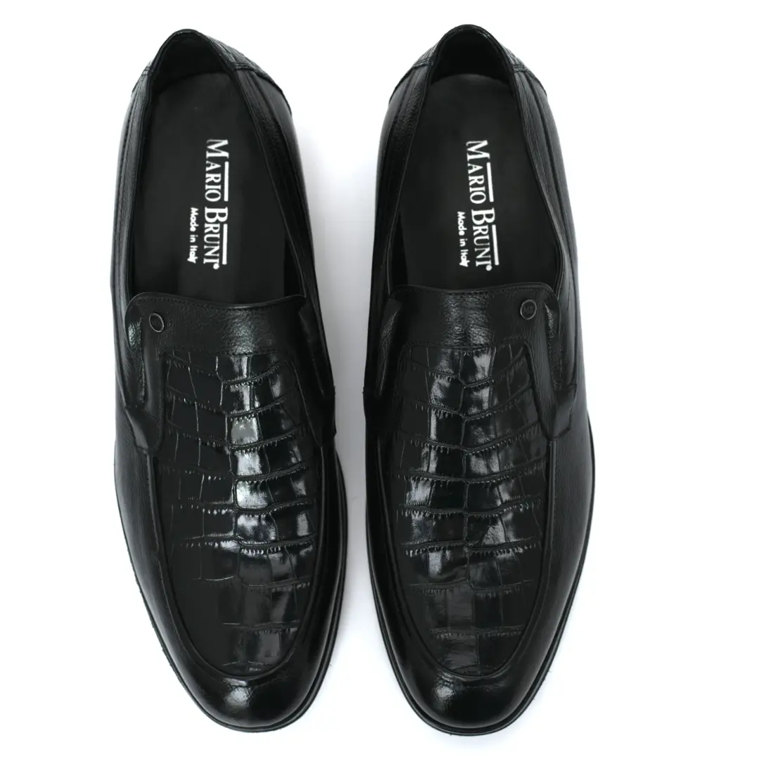 Genuine Calfskin Leather Men Shoes