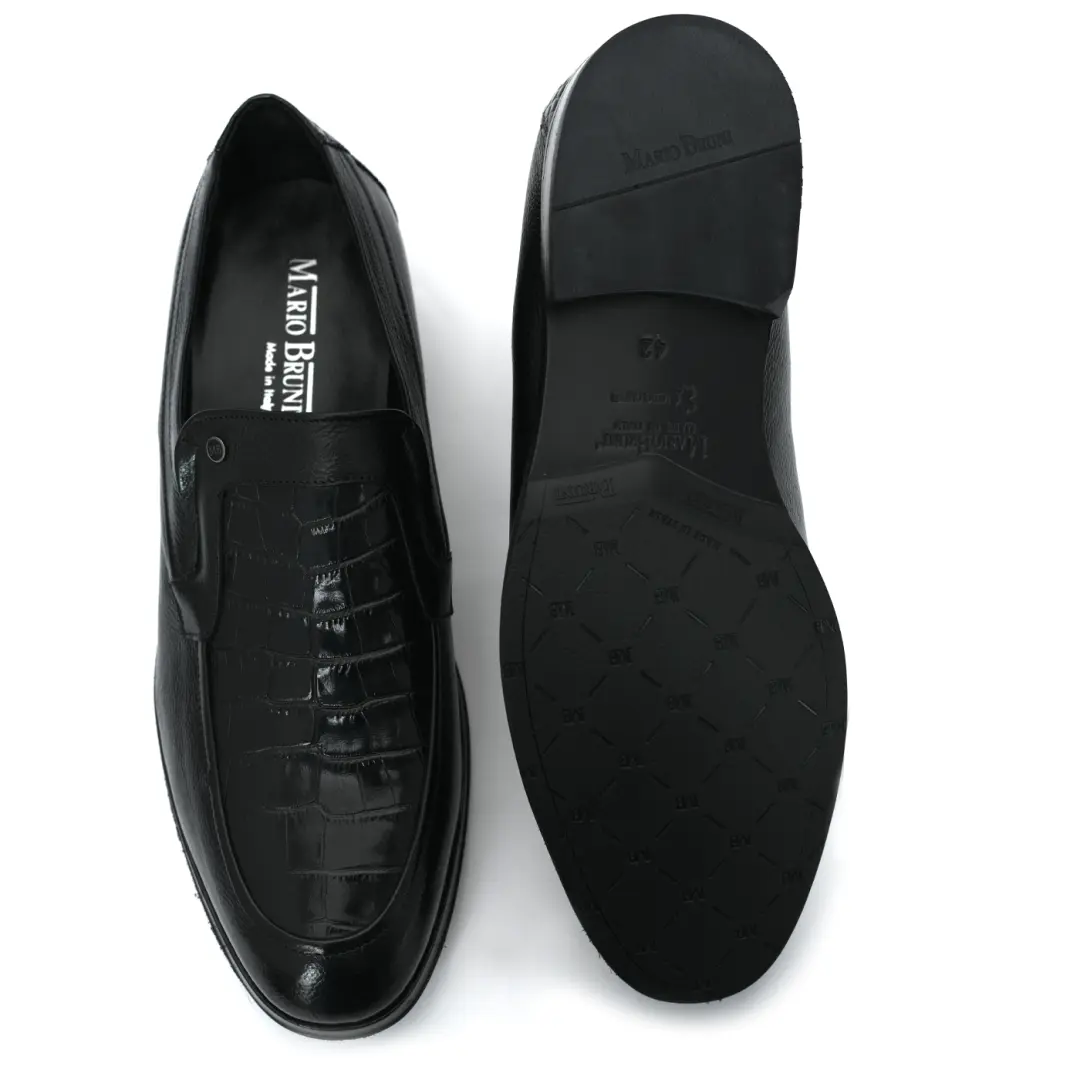 Genuine Calfskin Leather Men Shoes