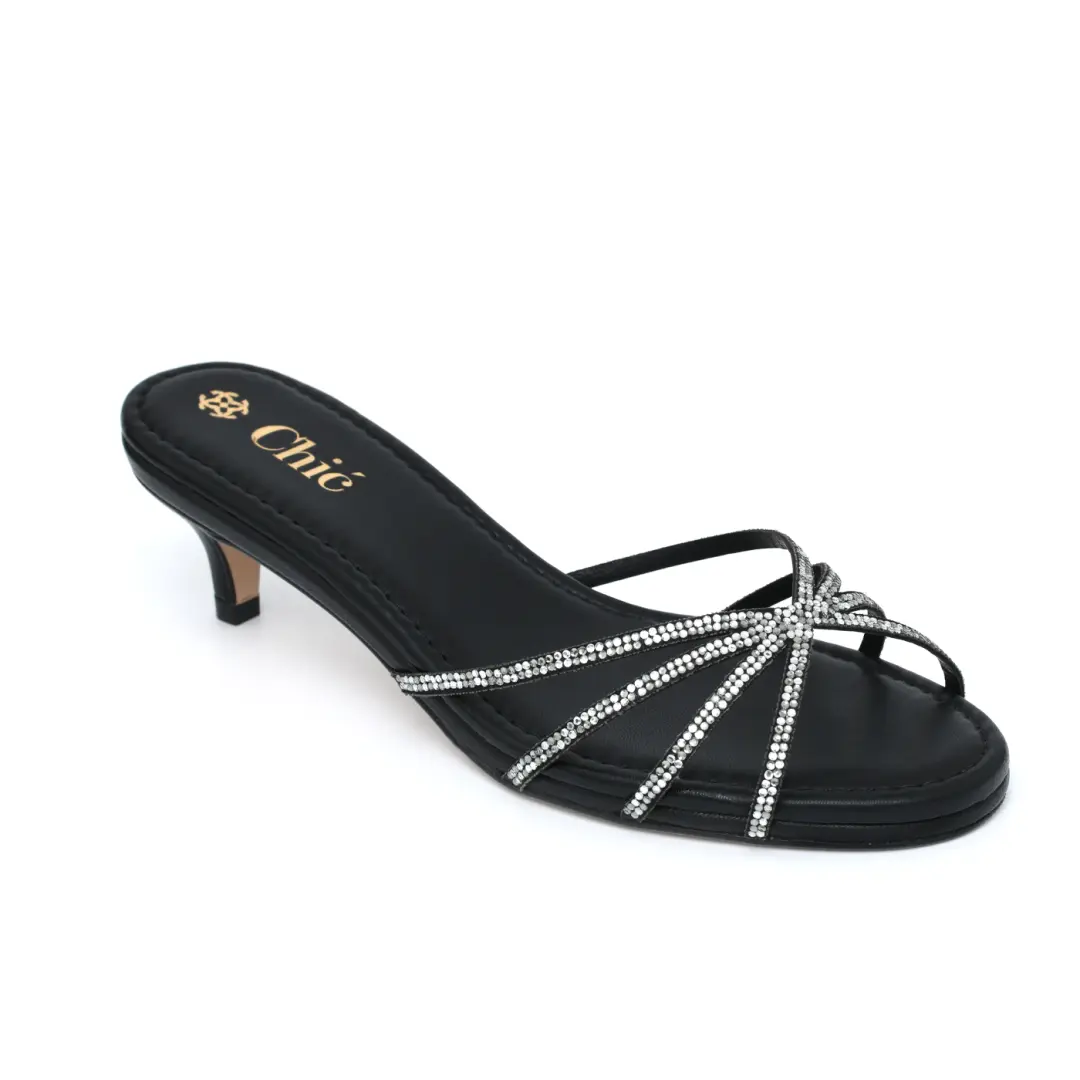 Classic Kitten Heel Slippers