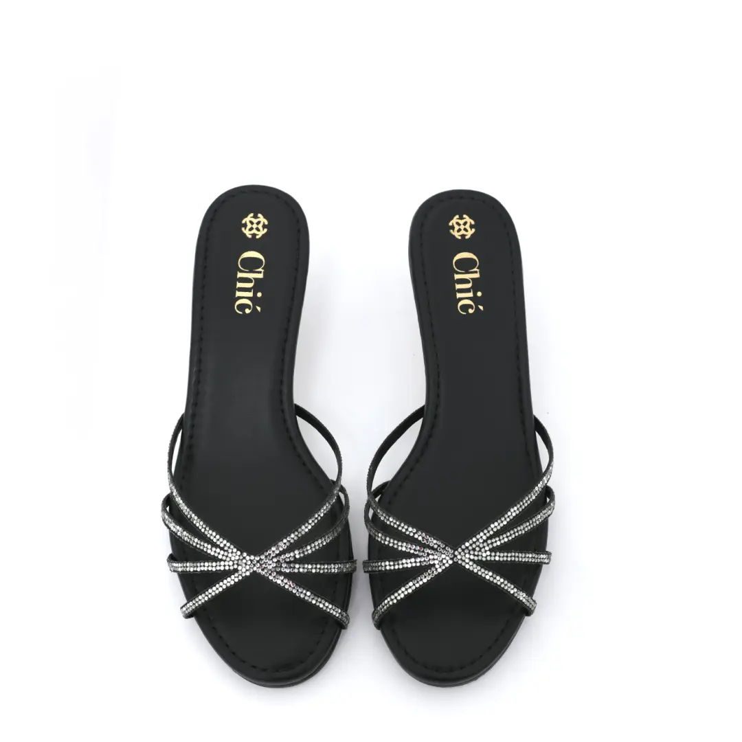 Classic Kitten Heel Slippers