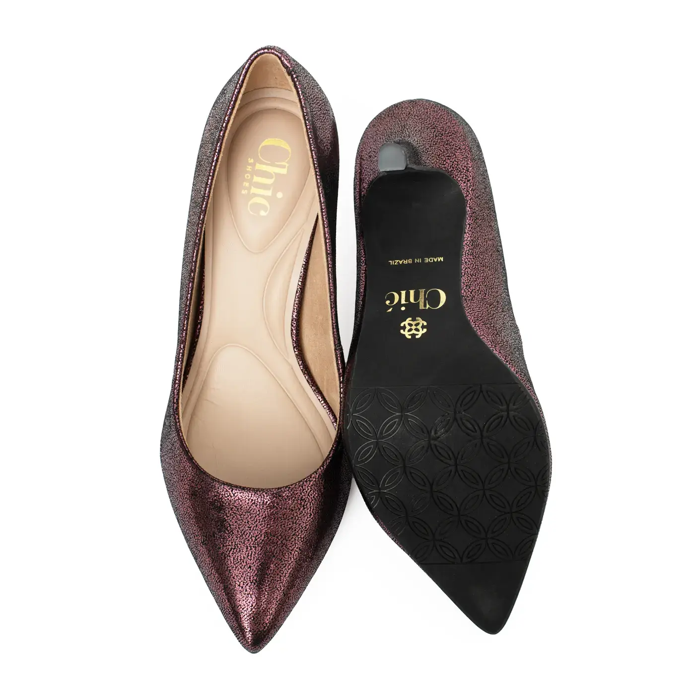 Women's patent leather pumps