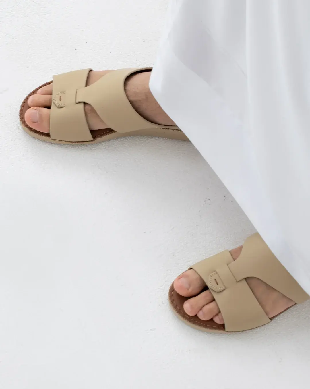 Modern Nappa Leather Slippers