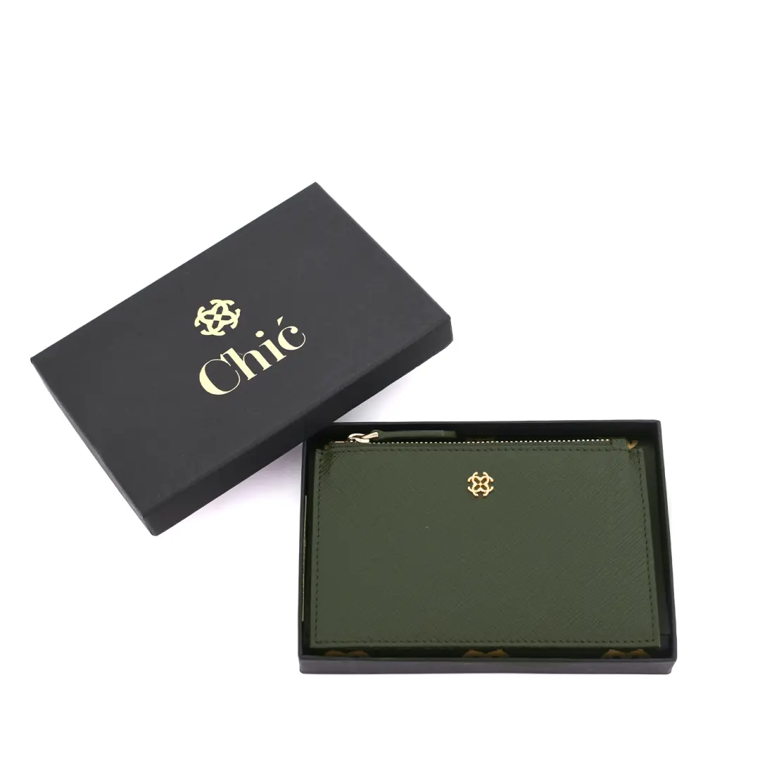Ladies Card Holder with Zip Wallet