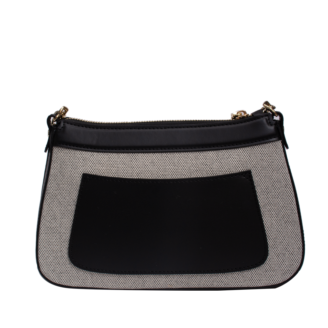 Premium Fabric Nappa Leather Shoulder Bag for Women