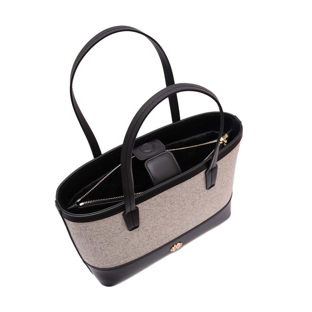 Premium Saffiano Leather Tote Handbag