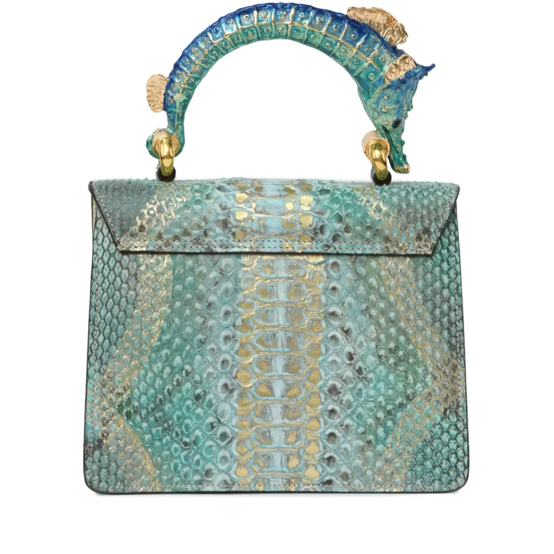 Luxury Genuine Python Handbag