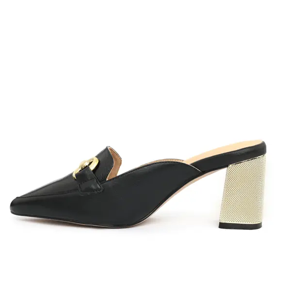 Lizard Printed Block Textured Heels