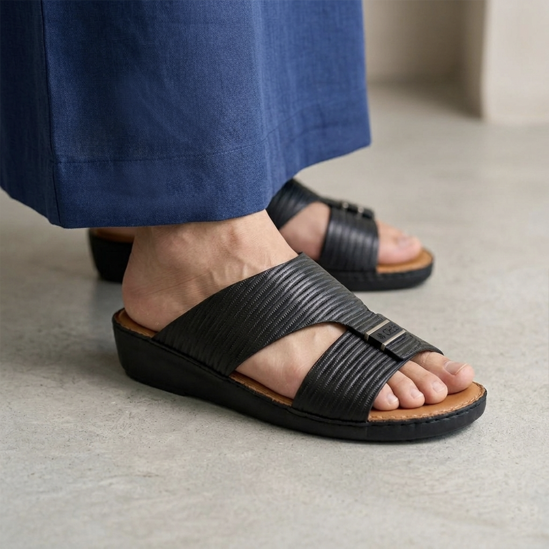 Men EW Collection Arabic Sandal | Premium Embossed Leather