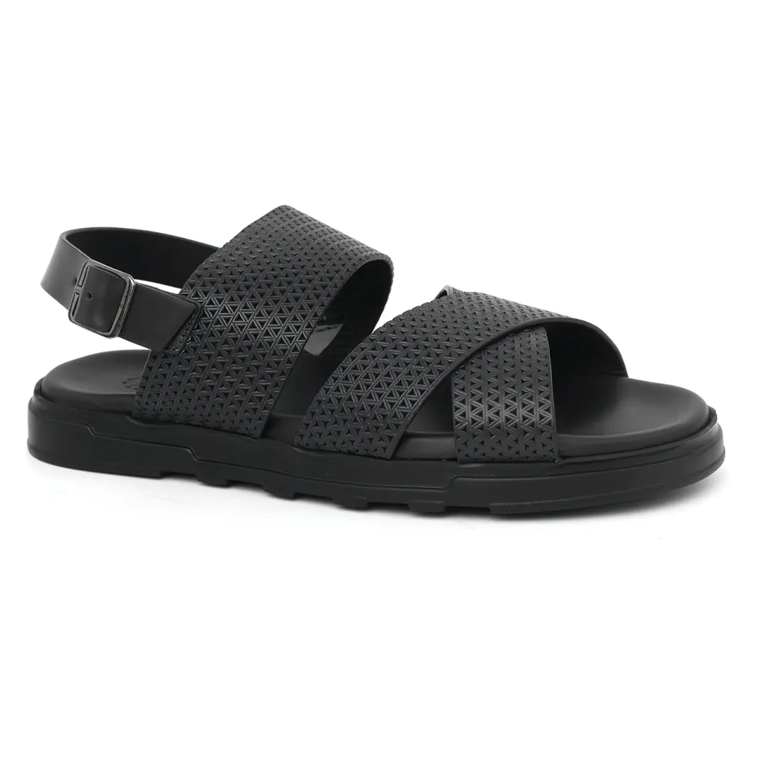 Chic Men's Flat Leather Sandals