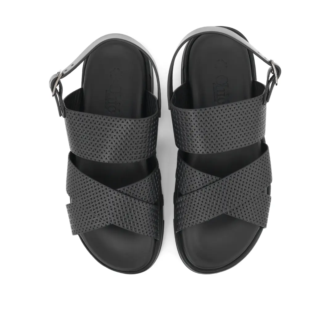 Chic Men's Flat Leather Sandals