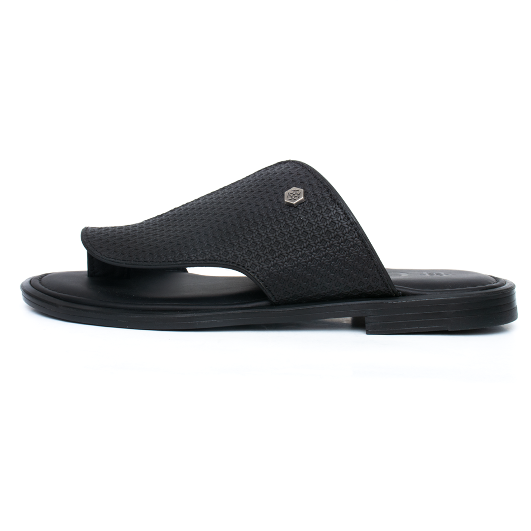 Chic Premium Printed Leather Flat Slippers