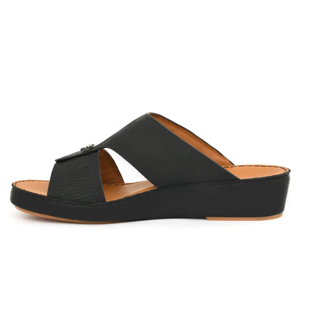 Modern Leather Arabic Slippers