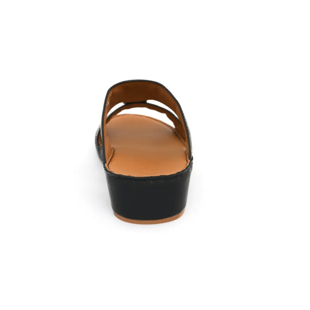Modern Leather Arabic Slippers