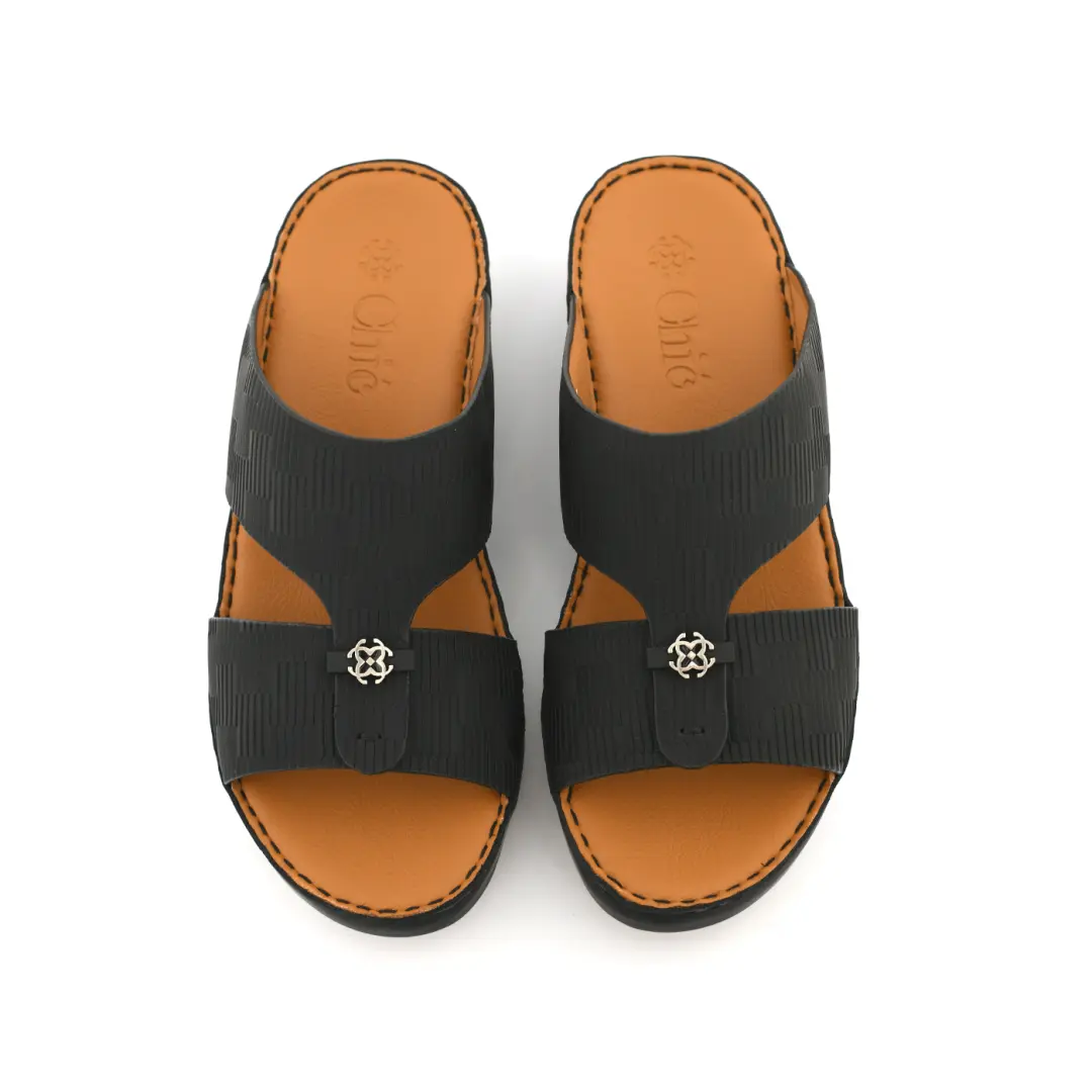 Modern Leather Arabic Slippers