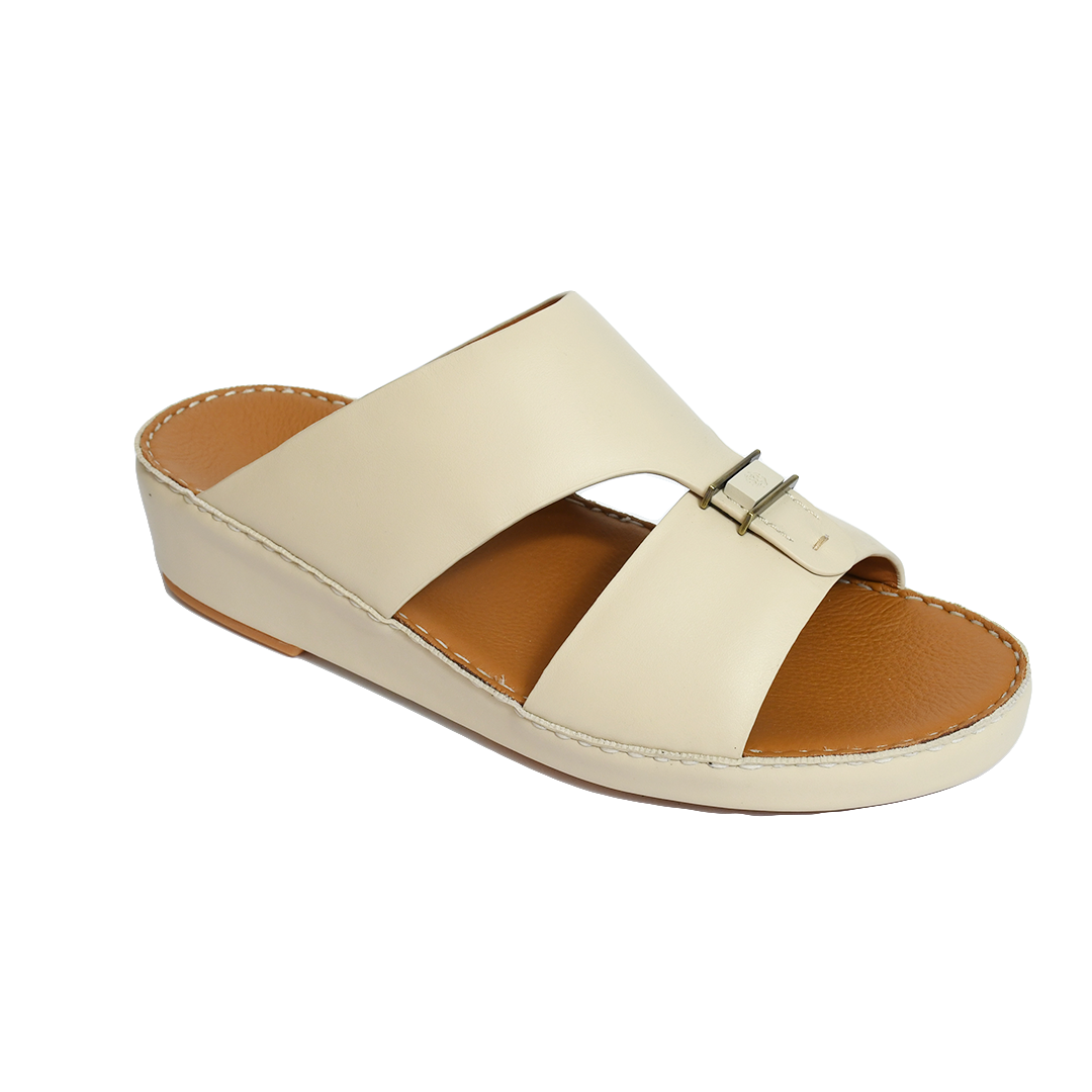 Premium Nappa Leather Arabic Slippers for Men