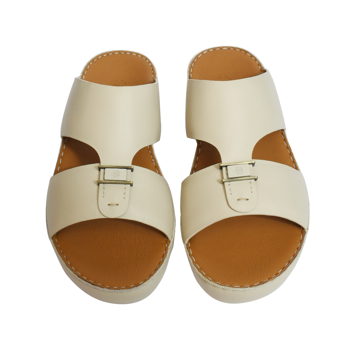 Premium Nappa Leather Arabic Slippers for Men