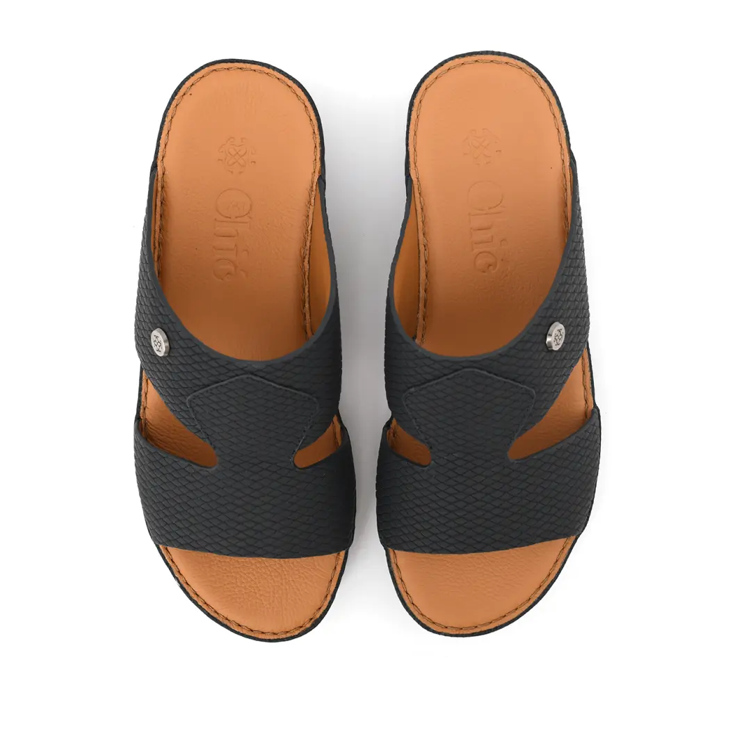 Crown Style Leather Arabic Sandal