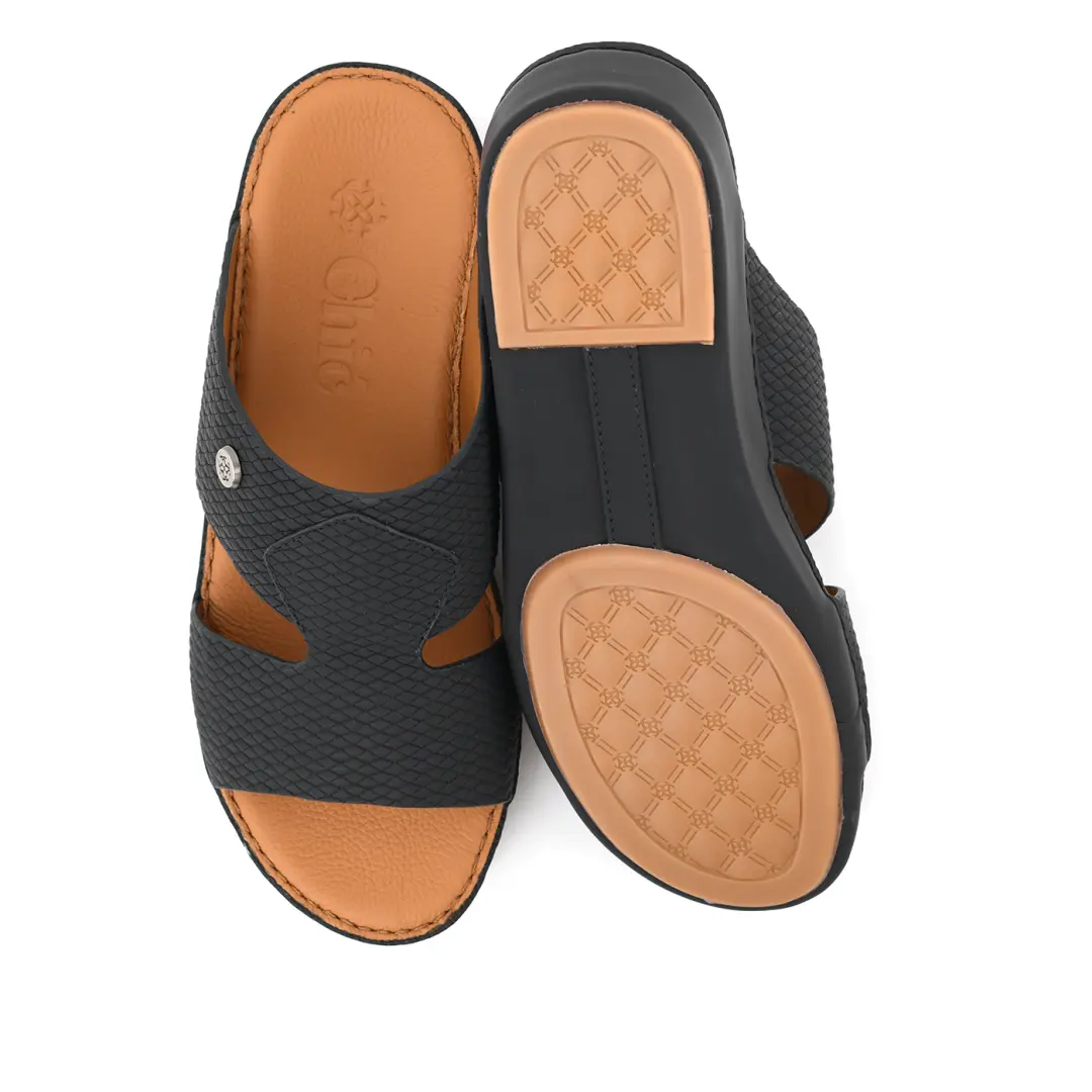 Crown Style Leather Arabic Sandal