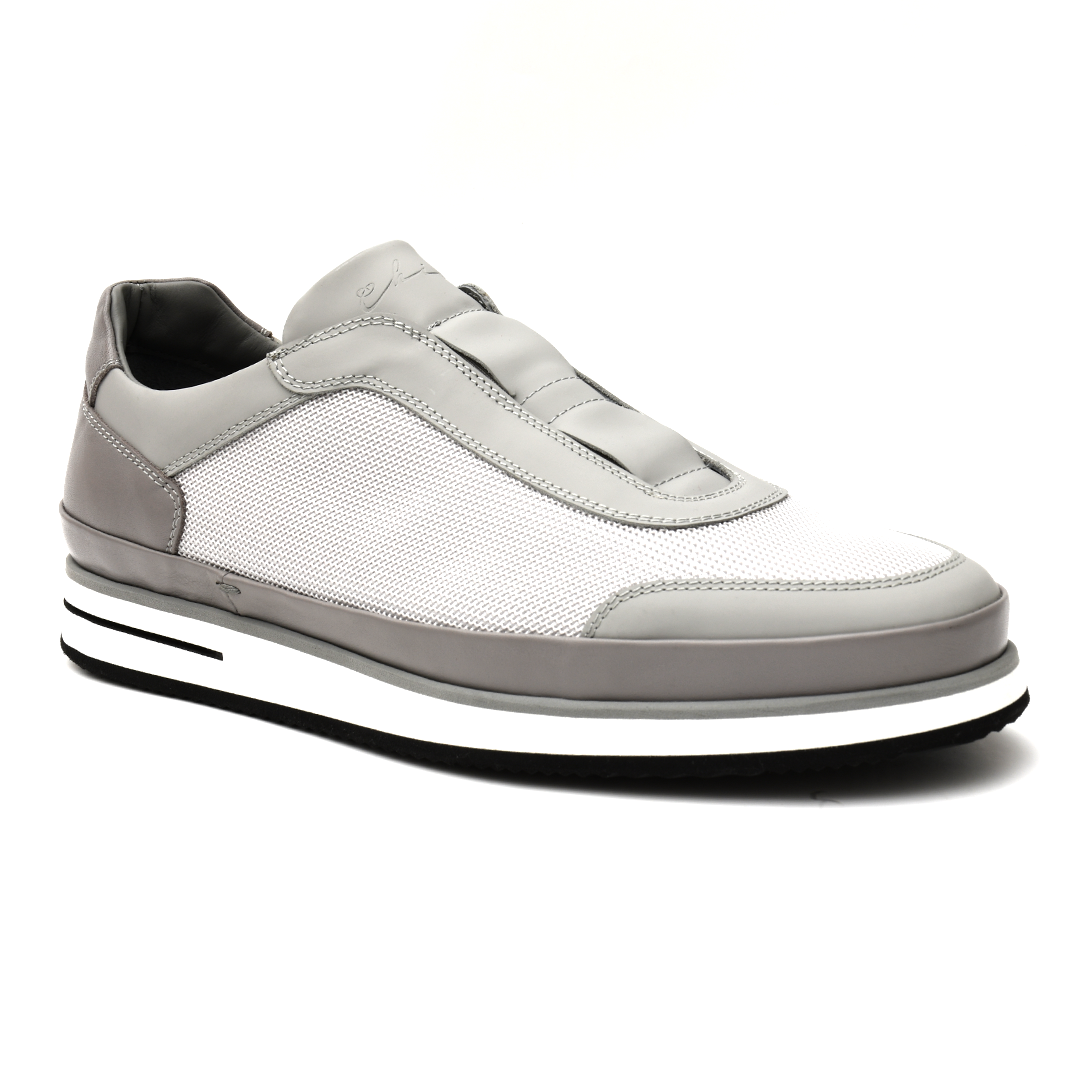 Italian Leather Casual Sneakers for Men