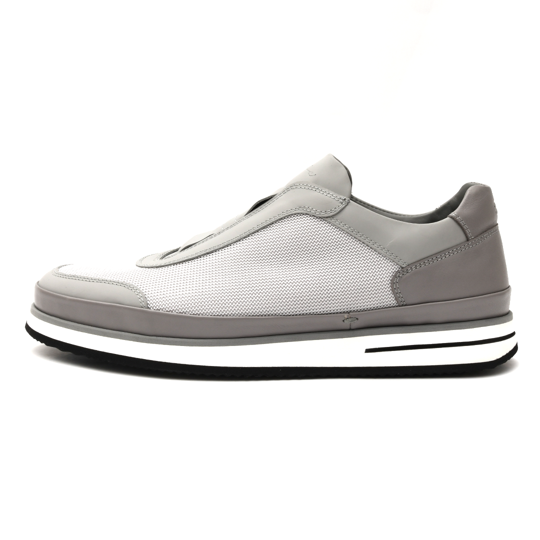 Italian Leather Casual Sneakers for Men