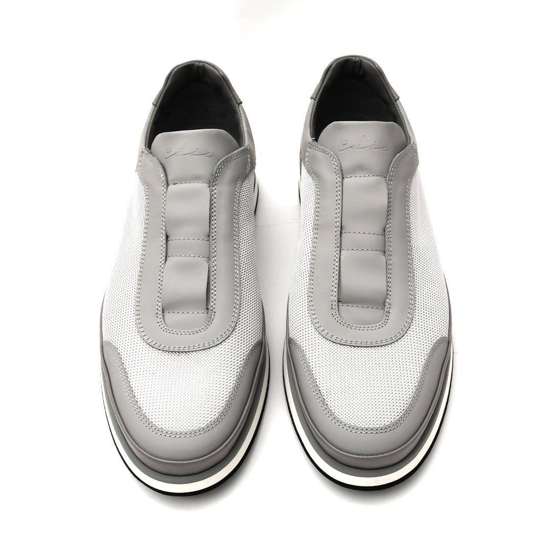 Italian Leather Casual Sneakers for Men
