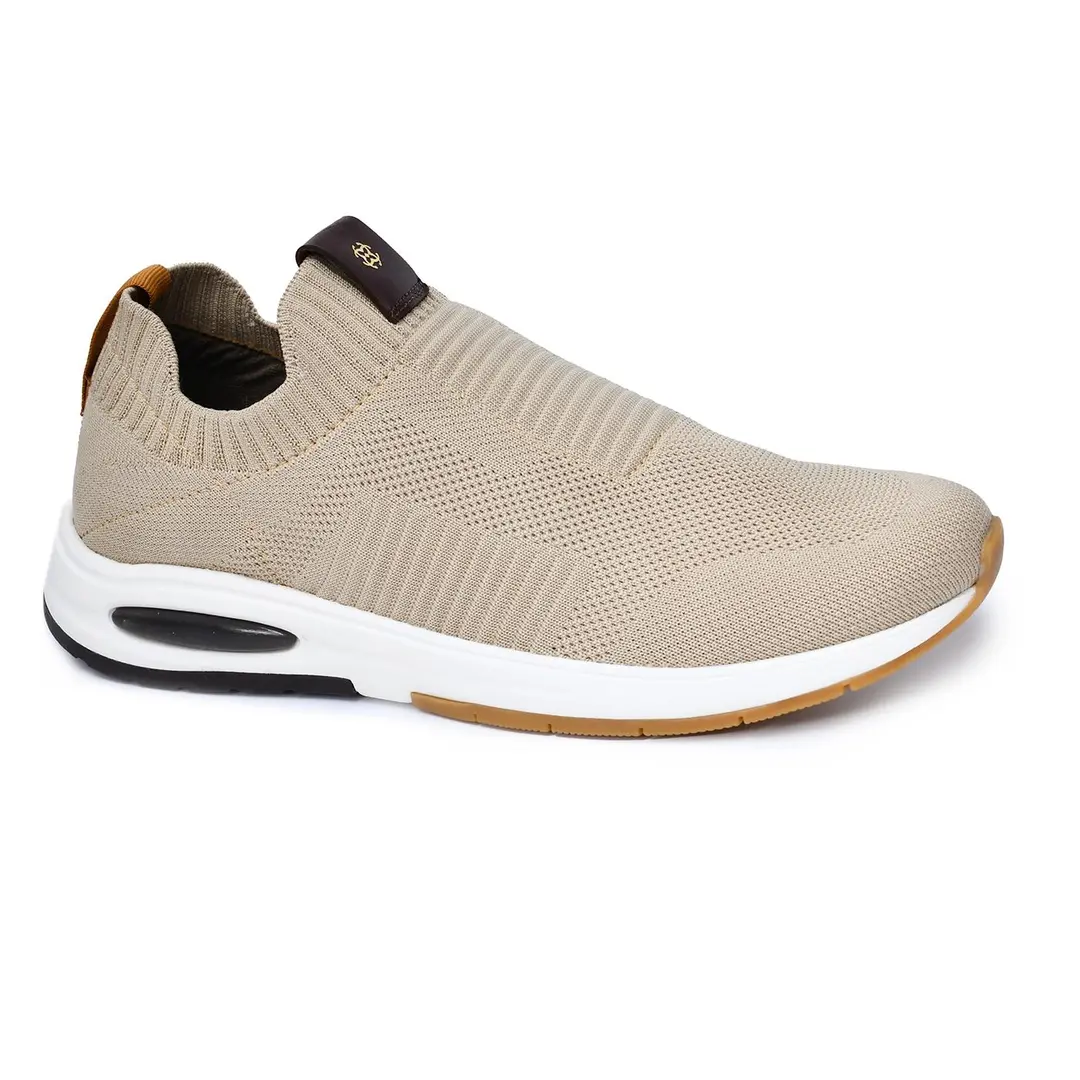 Lightweight Smart-Casual Sneakers with Knitted Upper
