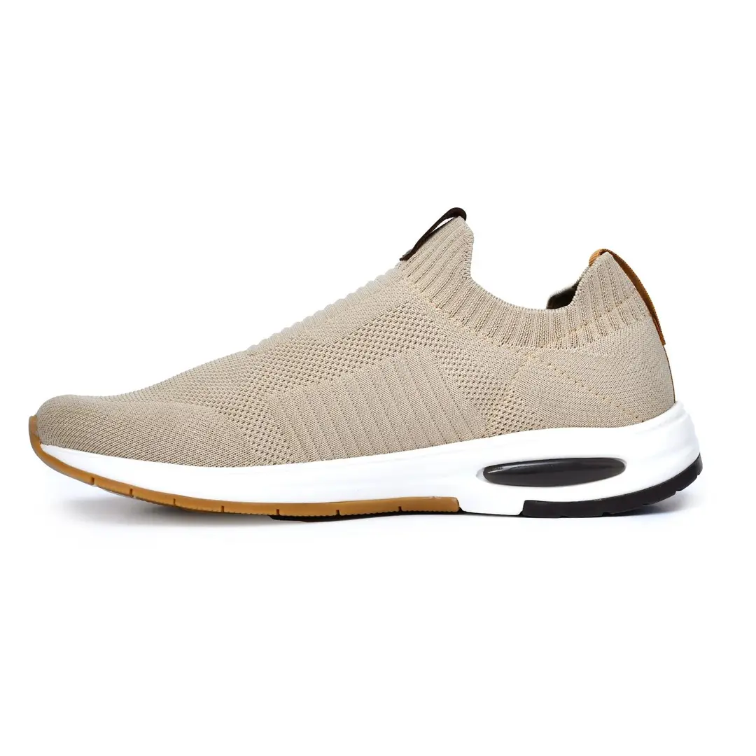 Lightweight Smart-Casual Sneakers with Knitted Upper