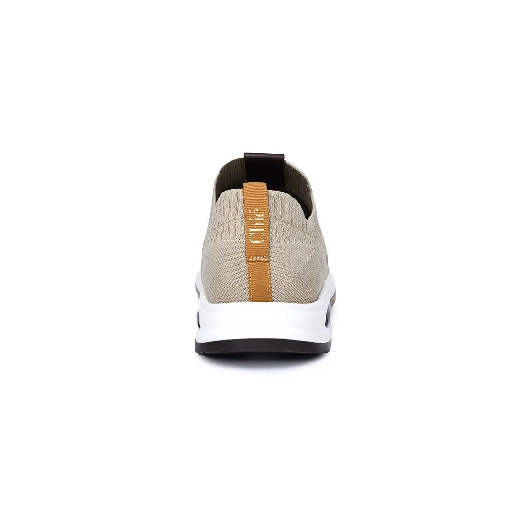 Lightweight Smart-Casual Sneakers with Knitted Upper