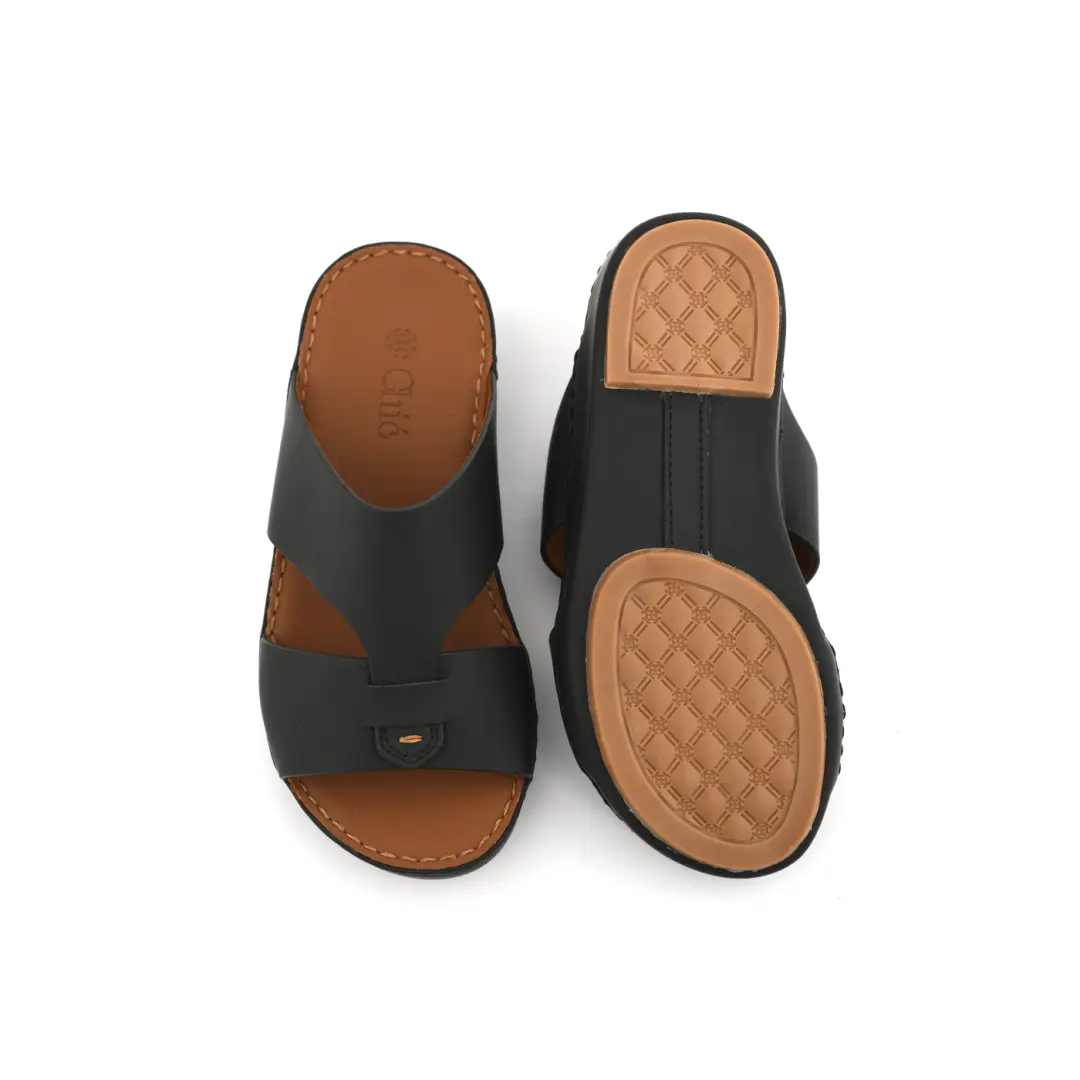 Kids Nappa Leather Slippers