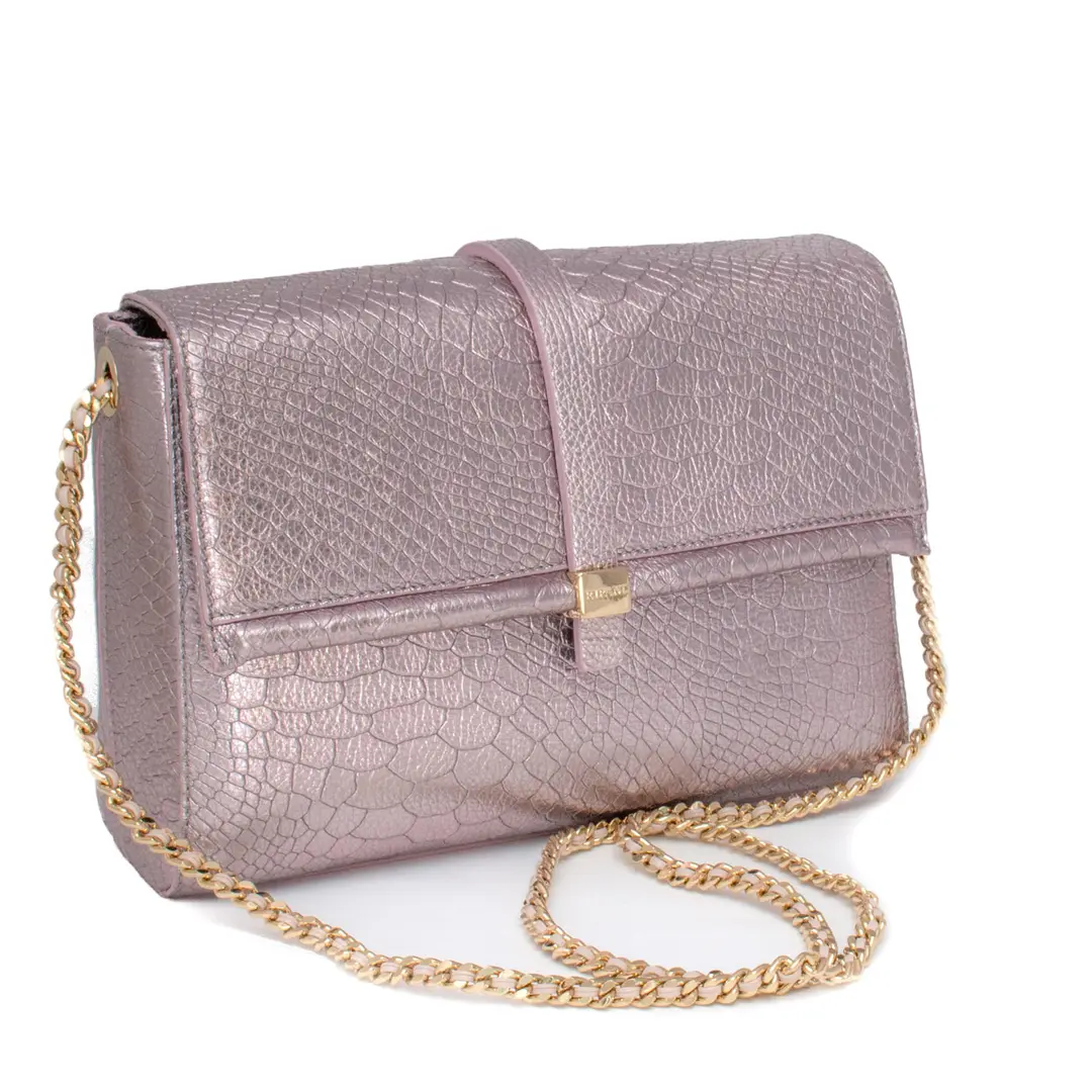 Snake Leather Shoulder Bag