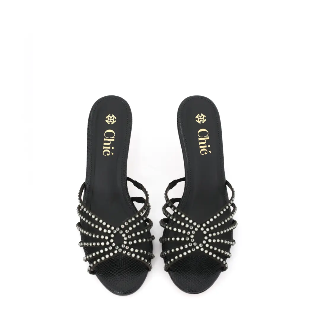 Exquisite Kitten Heel Slippers by Chic