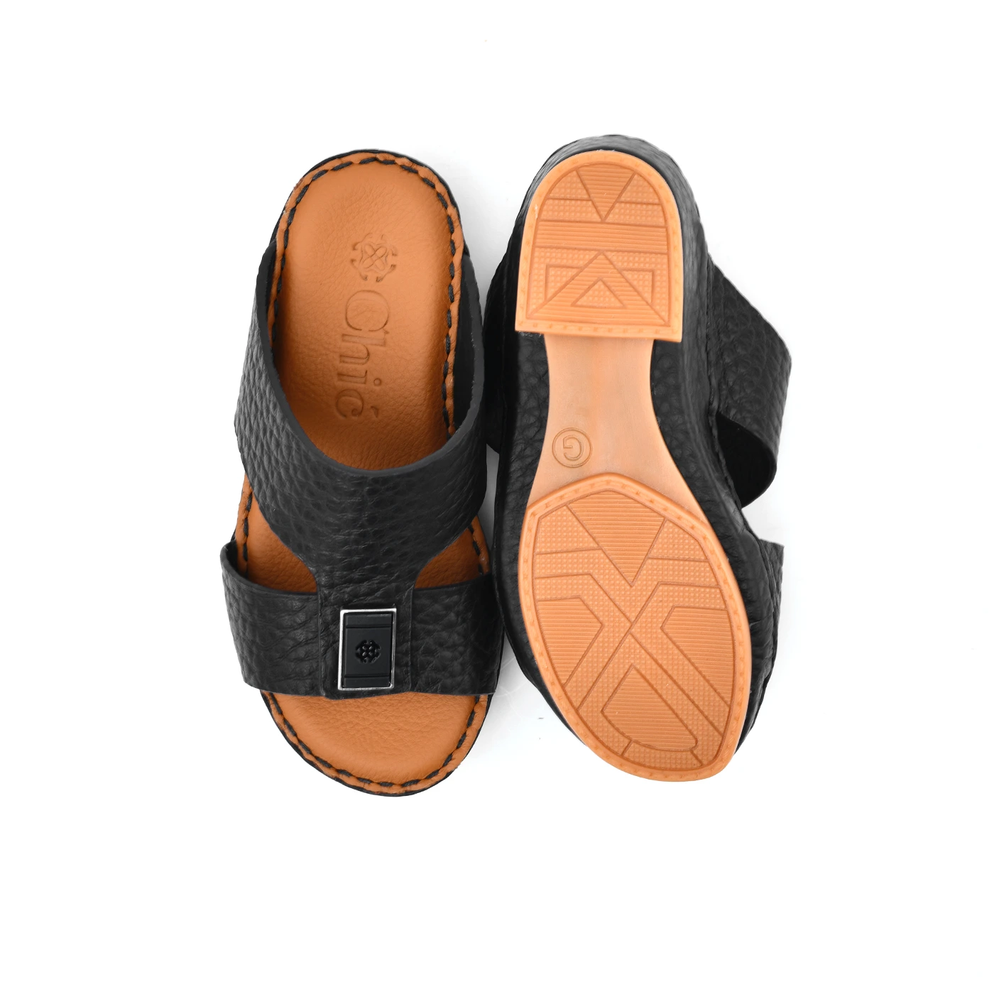 Genuine Soft-Grain Calf Leather Kids Sandals