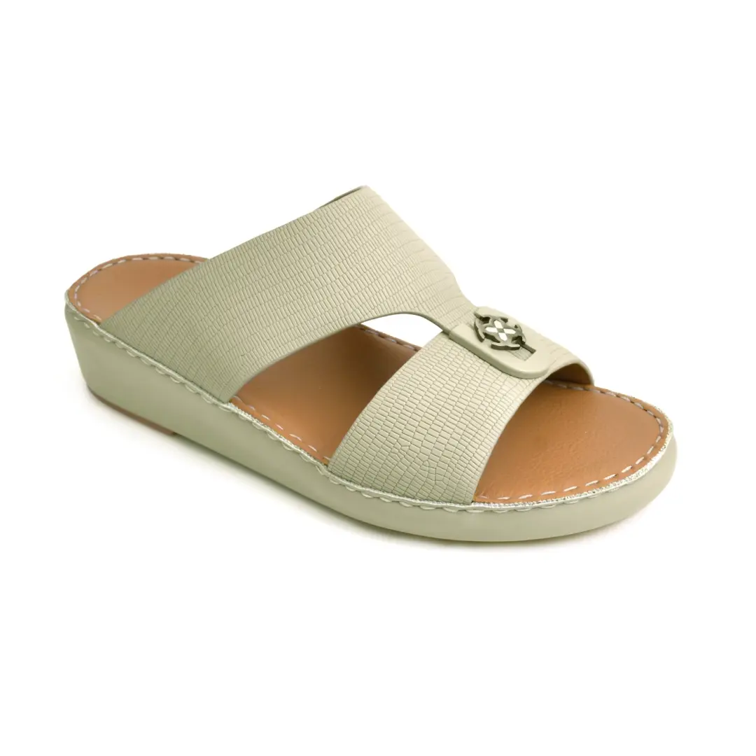 Lizard Textured Arabic Sandal