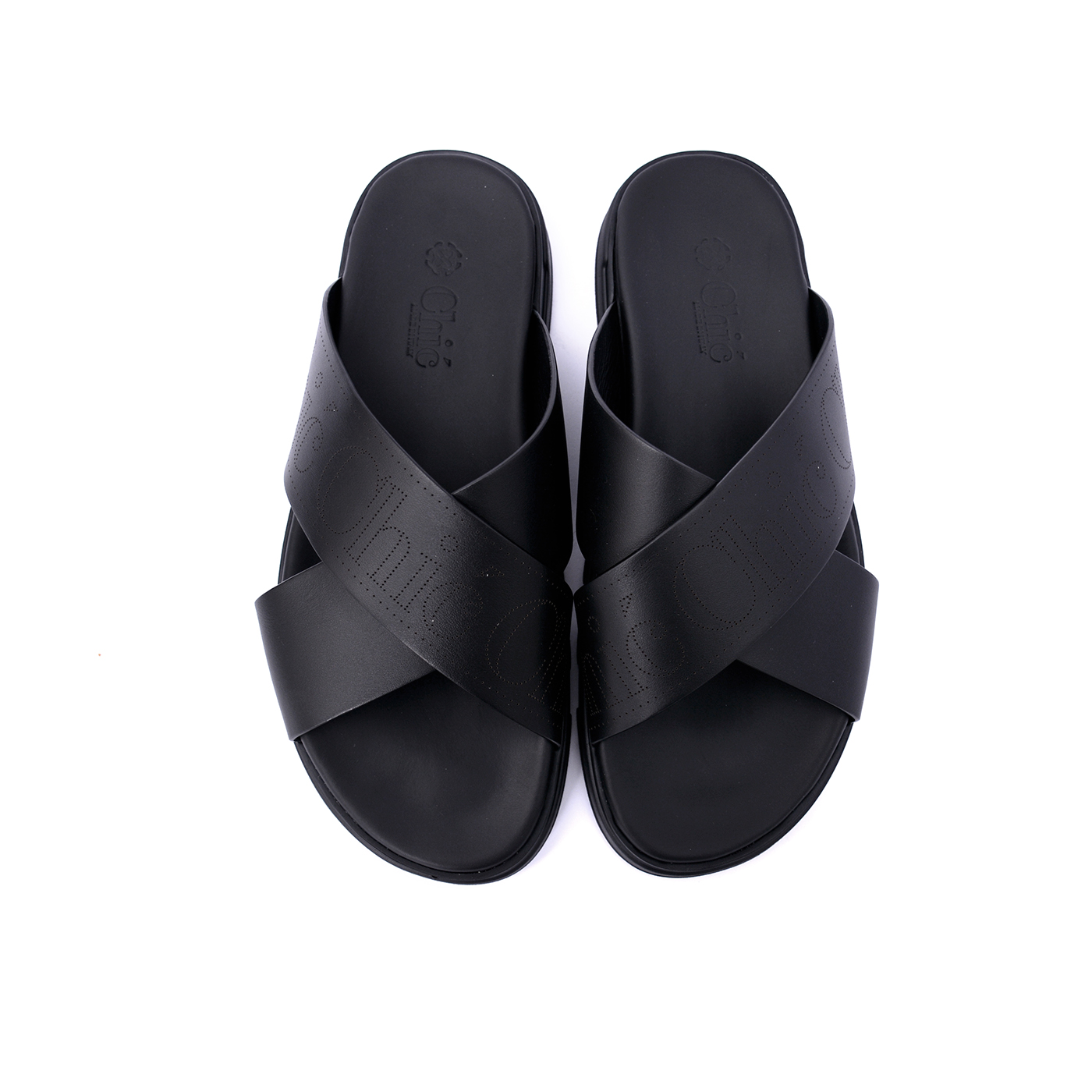 Latest design of men's flat slippers