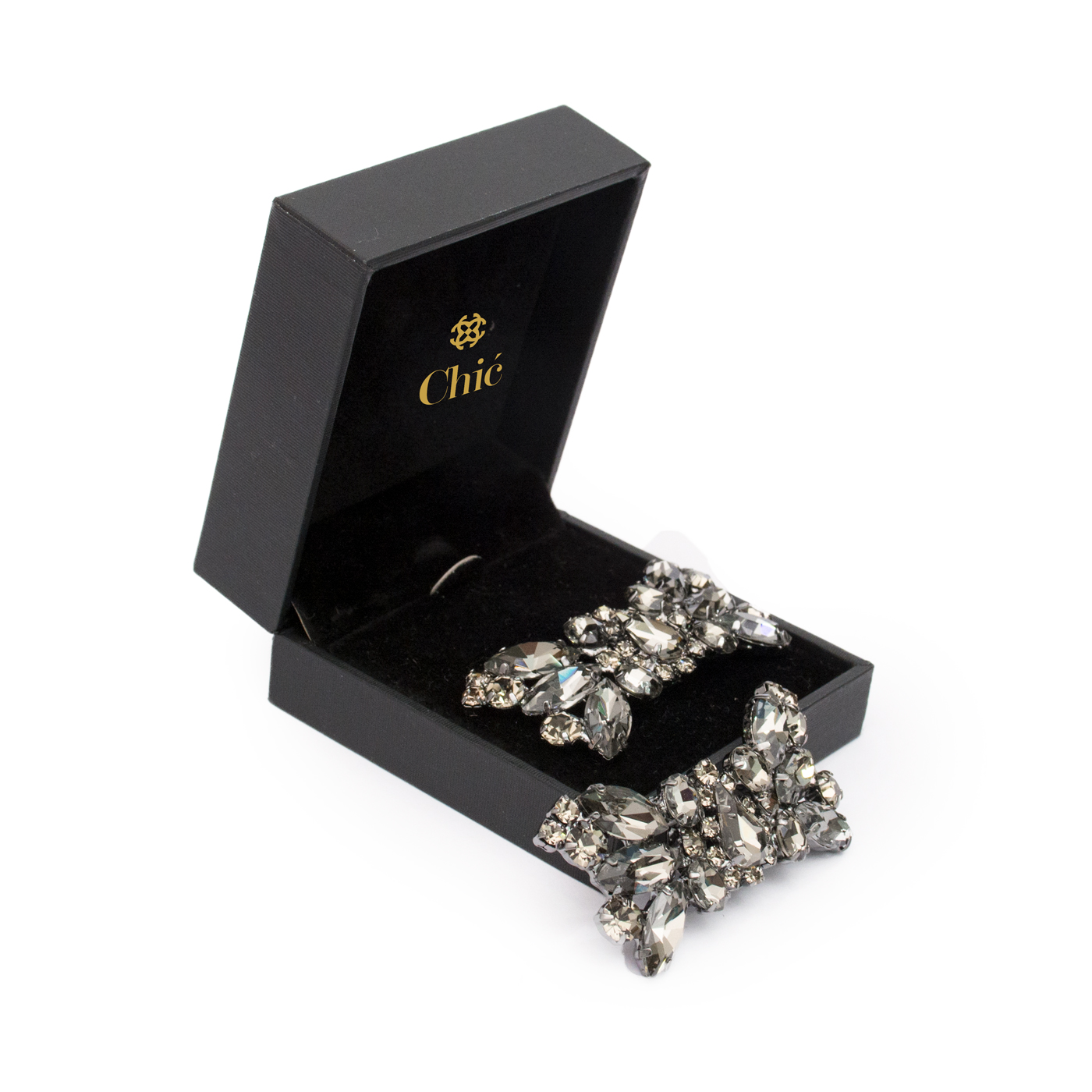 Dazzling Silver Plated Crystal Chic Jewels