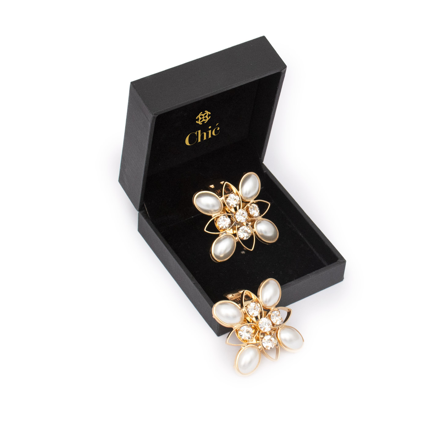 Rhinestone Gold Plated Crystal Chic Jewels