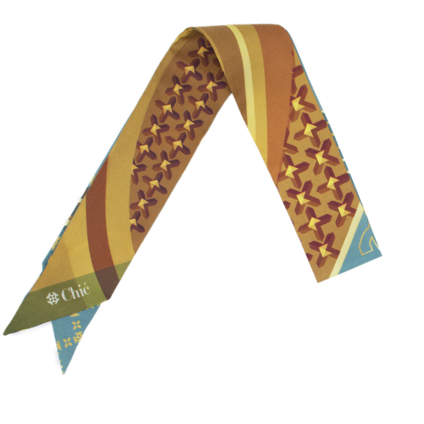 Stars Turquoise Patterned Chic Twillies