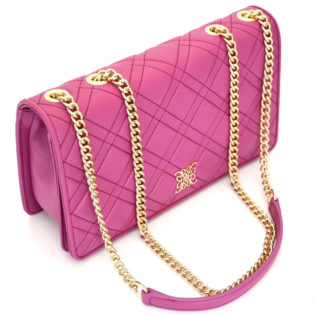 Swish Purple Italian Leather Slingbag