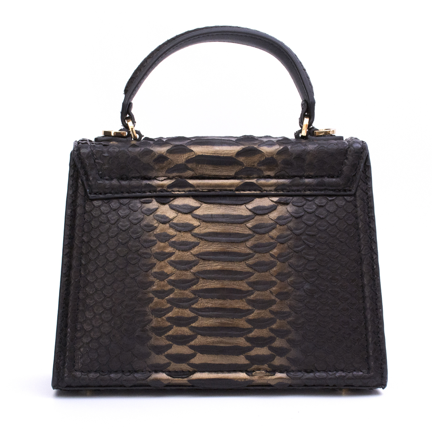 Genuine Python Leather Handbag