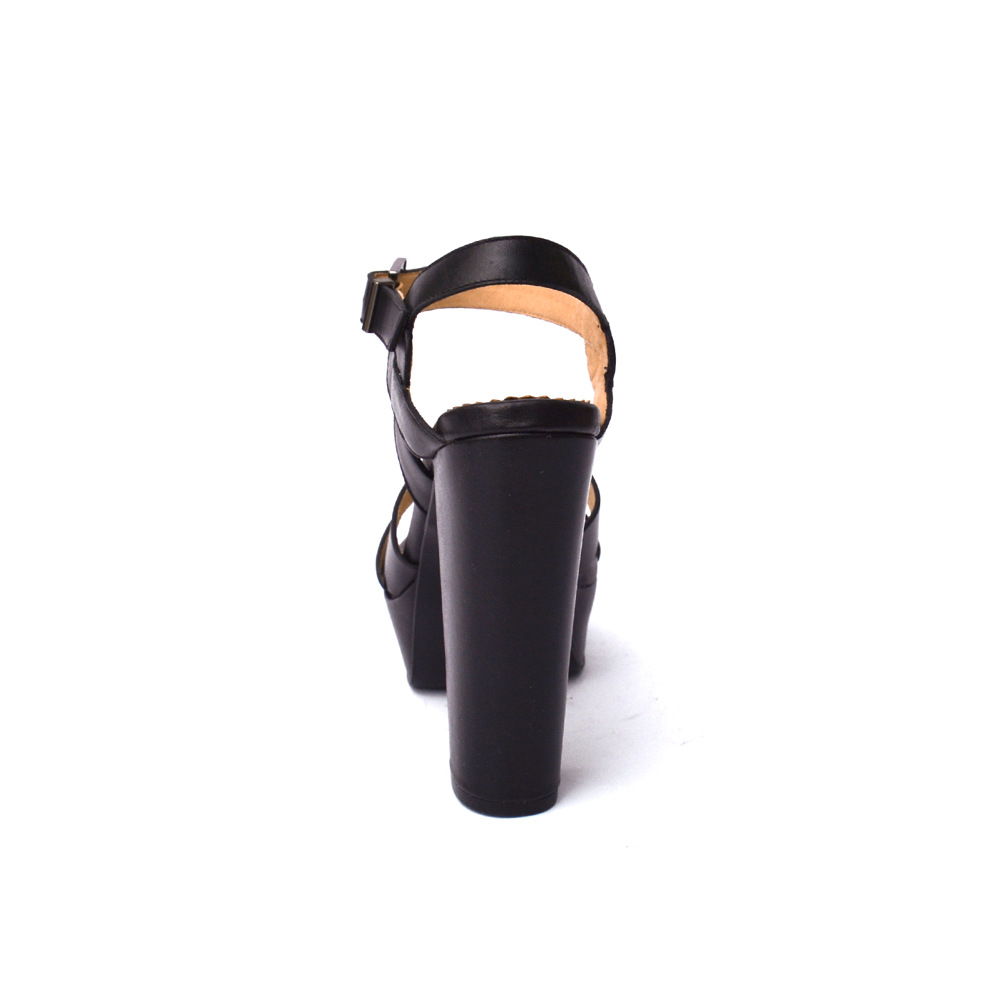 Chic Platform Sandals in Classic Nappa Leather