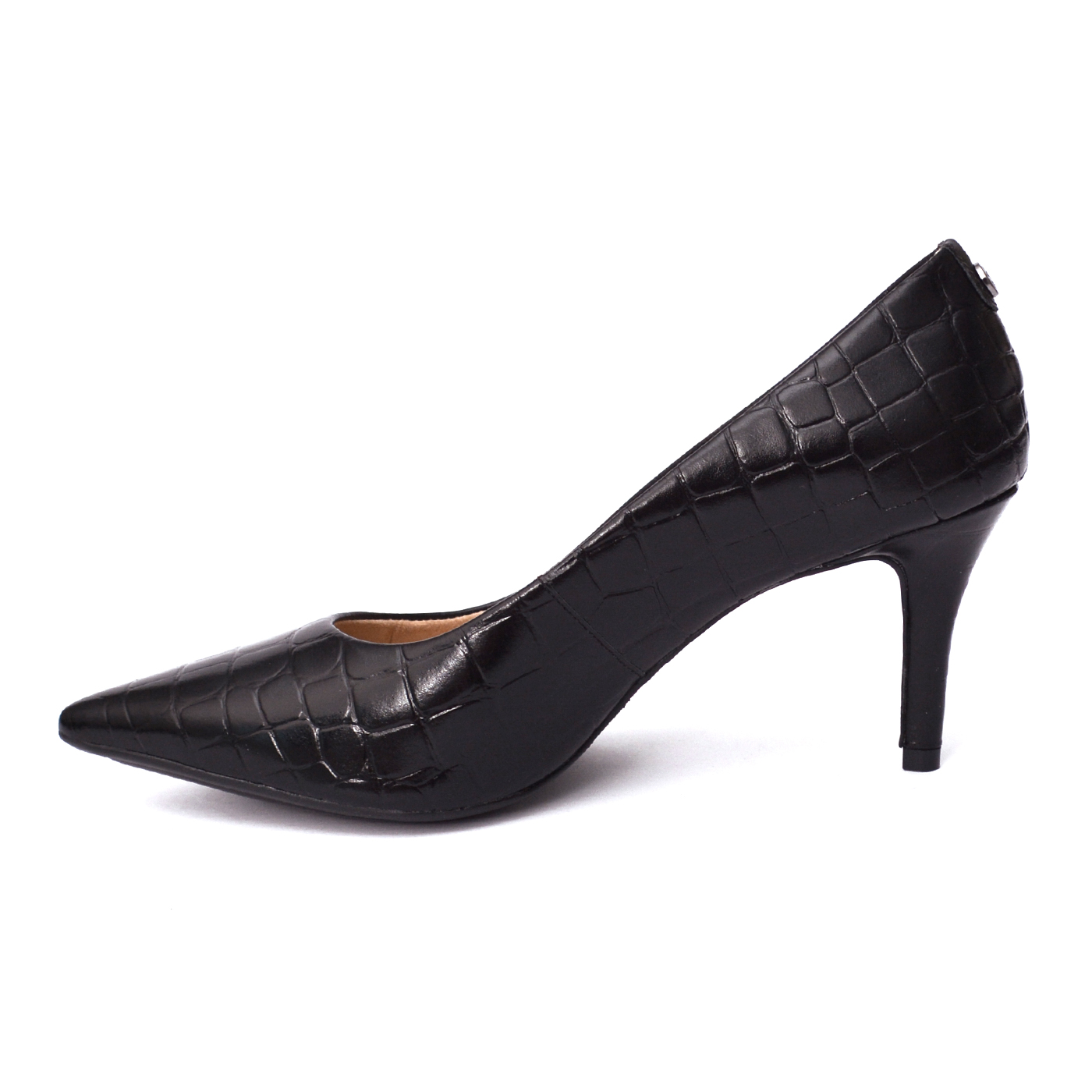 Classic heeled leather pump - size 40
