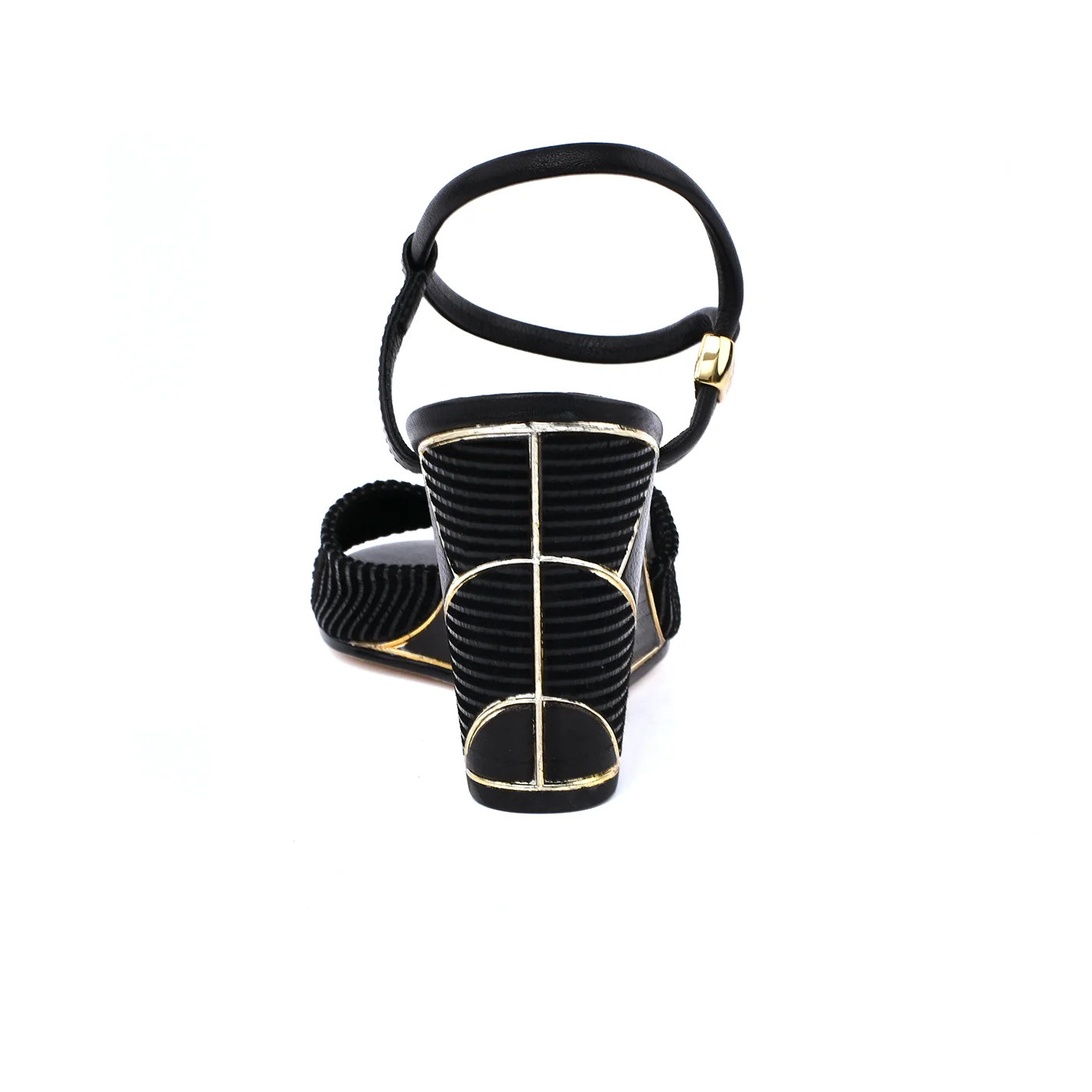 Wedge Slipper With Metallic Details