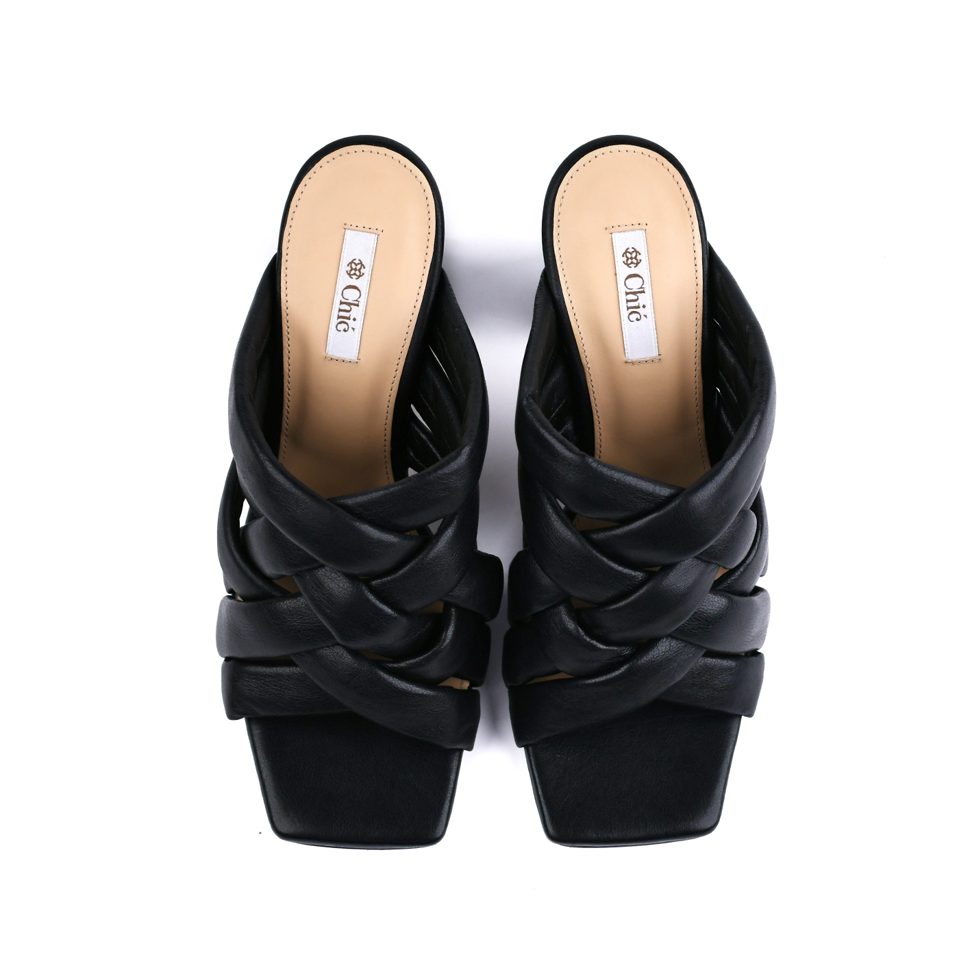 Criss Cross Slippers by Chic