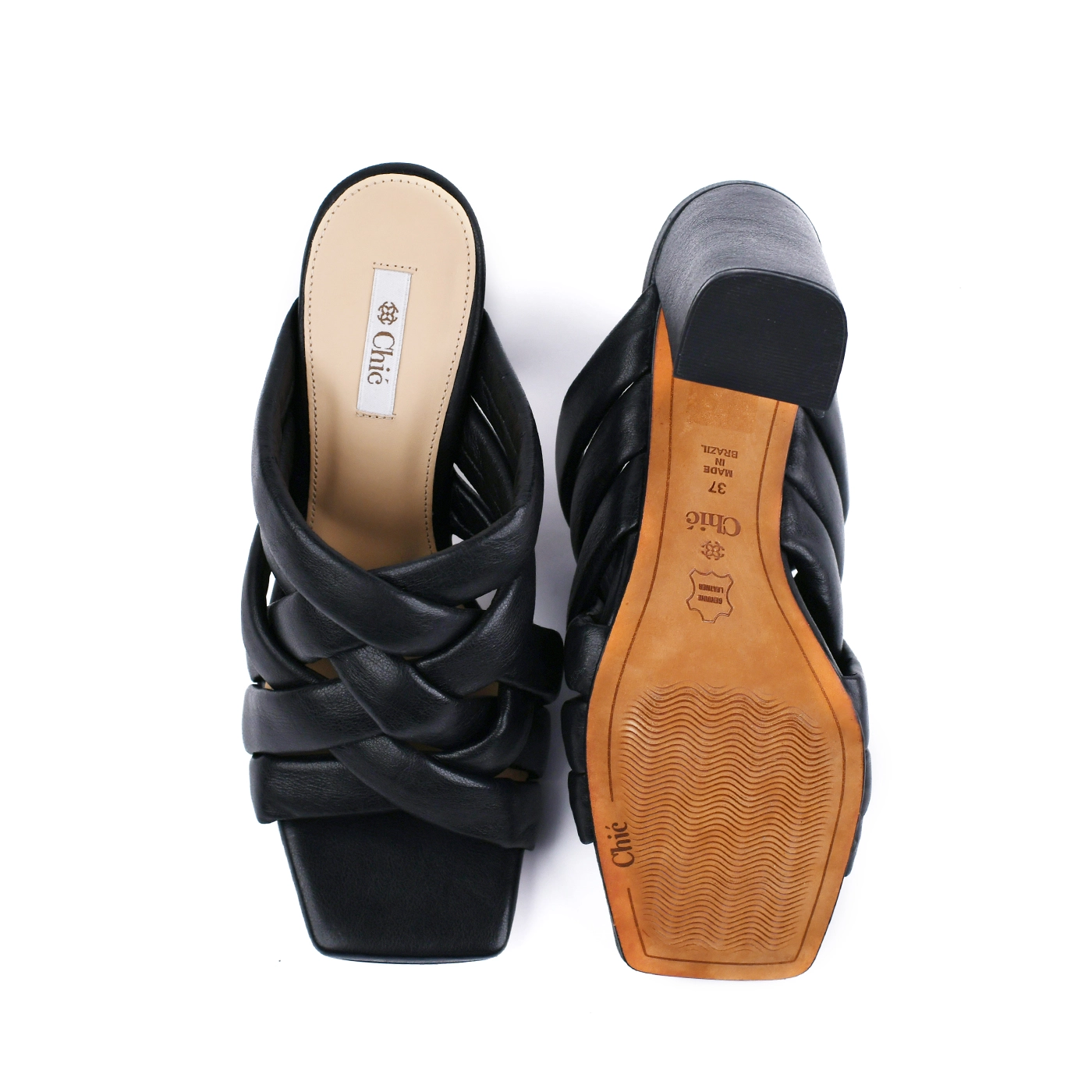 Criss Cross Slippers by Chic