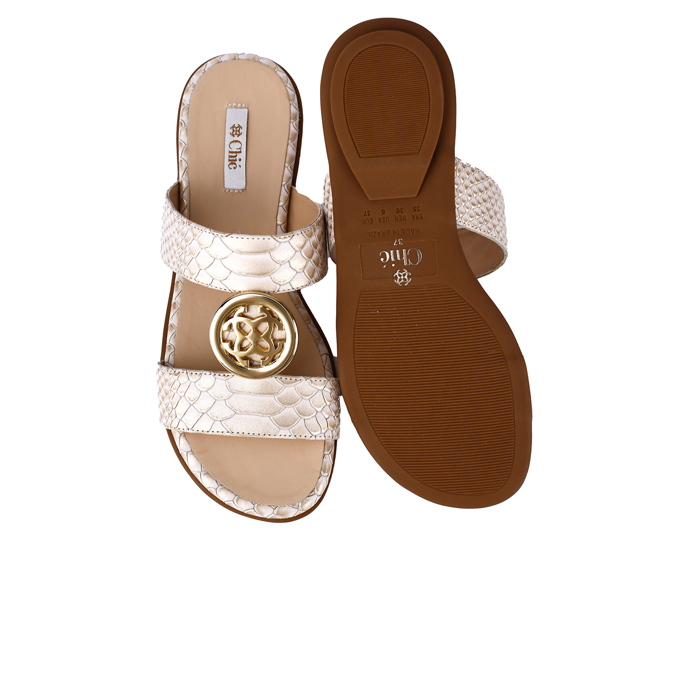 Ladies Flat Sandals Dahlia by Chic