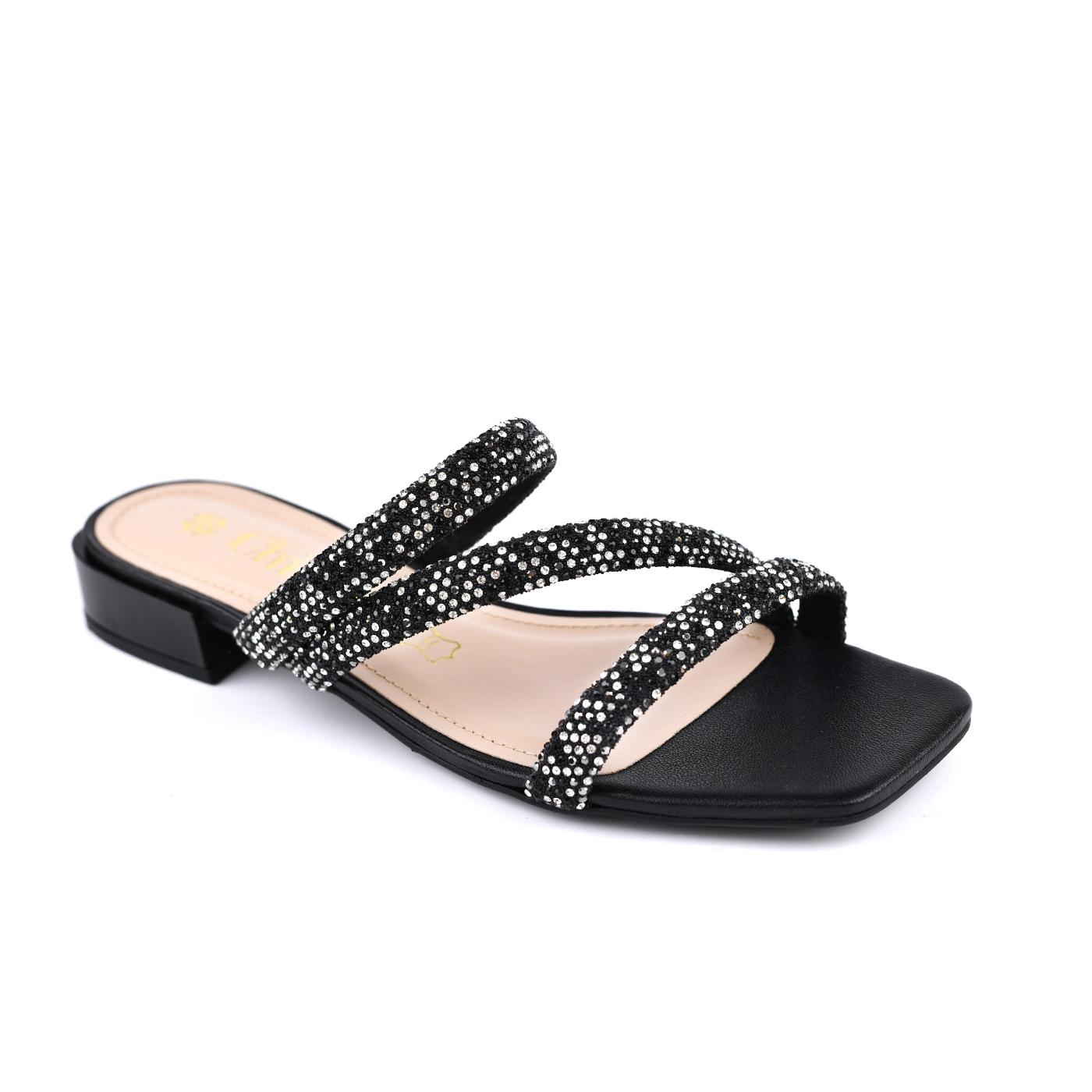 Chic Crystal Slippers for Ladies