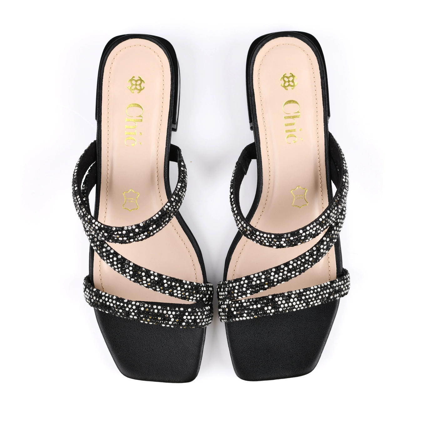Chic Crystal Slippers for Ladies